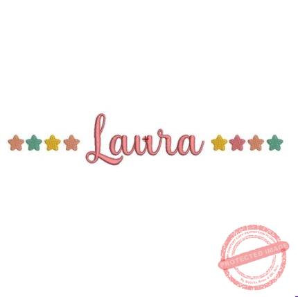 Matriz de Bordado - Laura (fazemos Qualquer Nome)