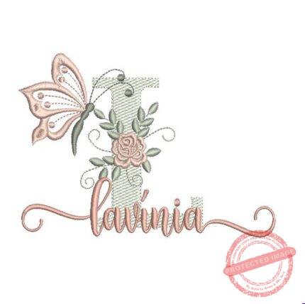 Matriz de Bordado - Lavínia (fazemos Qualquer Nome)