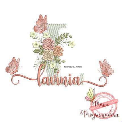 matriz de bordado lavinia