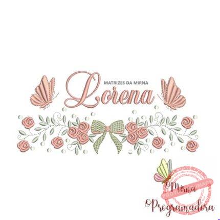 Matriz de Bordado Lorena