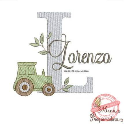 Matriz de Bordado Lorenzo