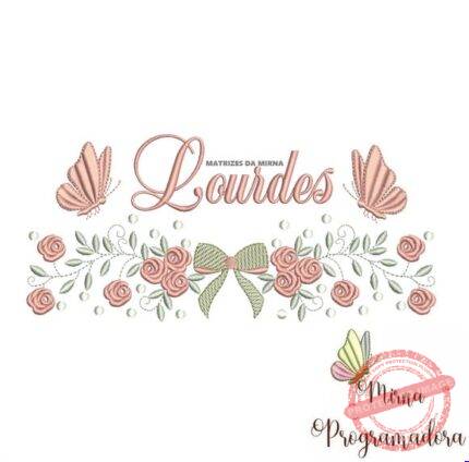 Matriz de Bordado Lourdes