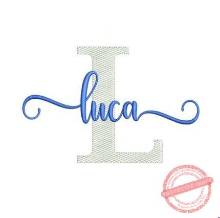 Matriz de Bordado - Luca (fazemos Qualquer Nome)