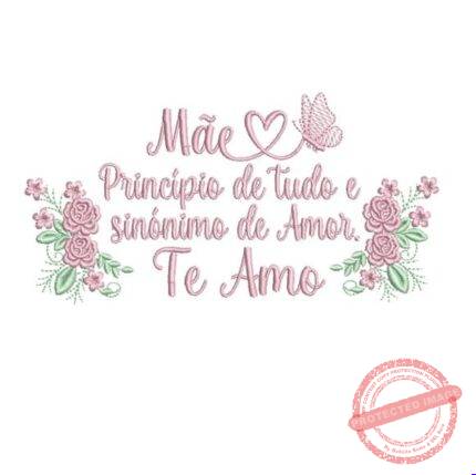 Matriz de Bordado - Mãe