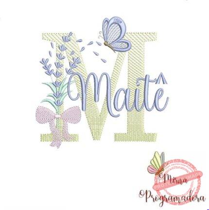 Matriz de Bordado - Maitê Lavanda