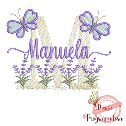 Matriz de Bordado - Manuela (fazemos Qualquer Nome)