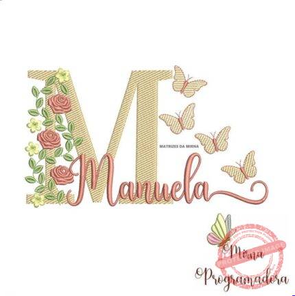 Matriz de Bordado - Manuela