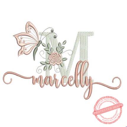 Matriz de Bordado - Marcelly (fazemos Qualquer Nome)