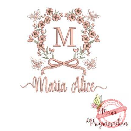 Matriz de Bordado - Maria Alice