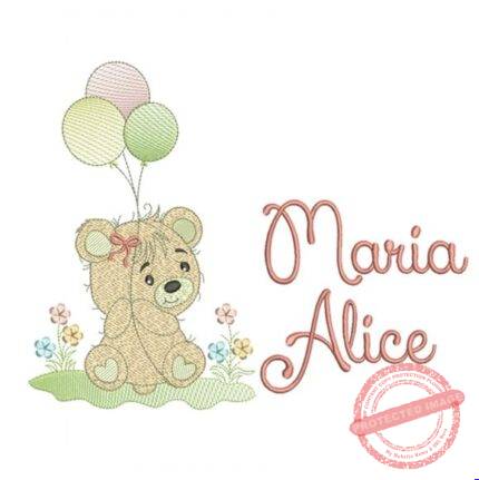 Matriz de Bordado - Maria Alice (fazemos Qualquer Nome)