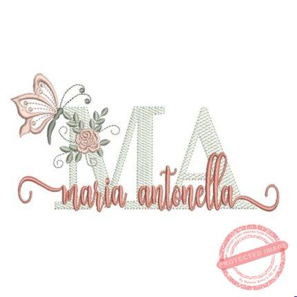 Matriz de Bordado - Maria Antonella (fazemos Qualquer Nome)