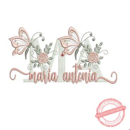 Matriz de Bordado - Maria Antônia (fazemos Qualquer Nome)