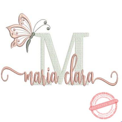 Matriz de Bordado - Maria Clara (fazemos Qualquer Nome)