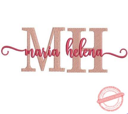 Matriz de Bordado - Maria Helena (fazemos Qualquer Nome)