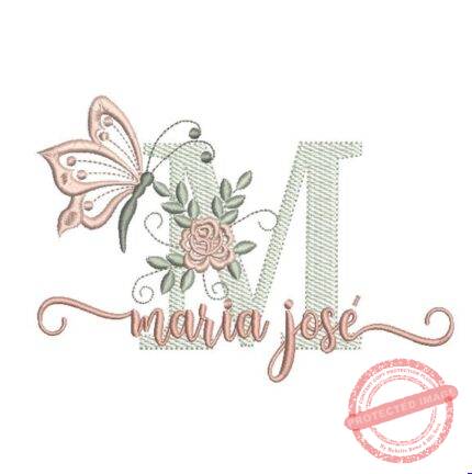 Matriz de Bordado - Maria José (fazemos Qualquer Nome)