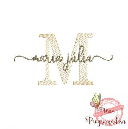 Matriz de Bordado - Maria Júlia