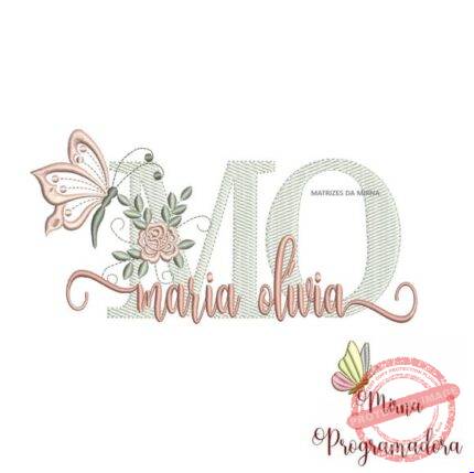 Matriz de Bordado - Maria Olívia (fazemos Qualquer Nome)