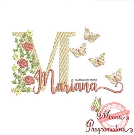 Matriz de Bordado - Mariana (fazemos Qualquer Nome)