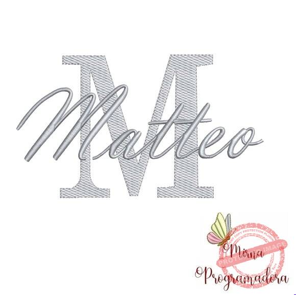 matriz-de-bordado-matteo-fazemos-qualquer-nome-bordado Matriz de Bordado - Matteo - Imagem 1