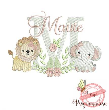 Matriz de Bordado - Mavie (fazemos Qualquer Nome)