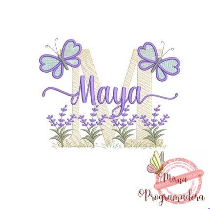 Matriz de Bordado - Maya (fazemos Qualquer Nome)