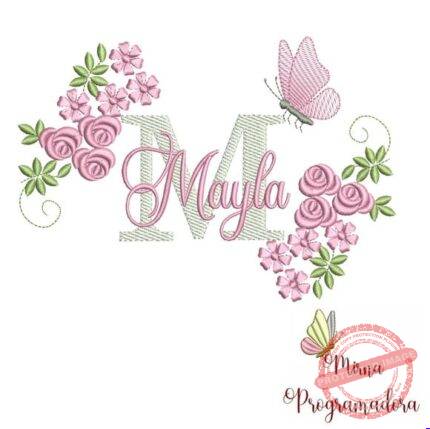 Matriz de Bordado - Mayla (fazemos Qualquer Nome)