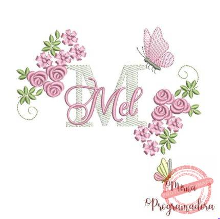 Matriz de Bordado - Mel (fazemos Qualquer Nome)