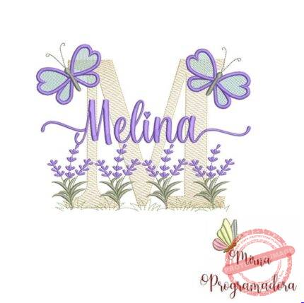 Matriz de Bordado - Melina (fazemos Qualquer Nome)]