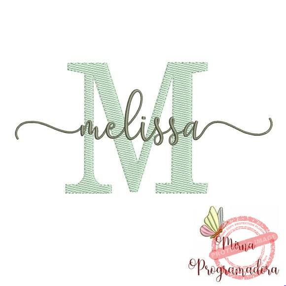matriz-de-bordado-melissa-fazemos-qualquer-nome-sewing Matriz de Bordado - Melissa (fazemos Qualquer Nome) - Imagem 1