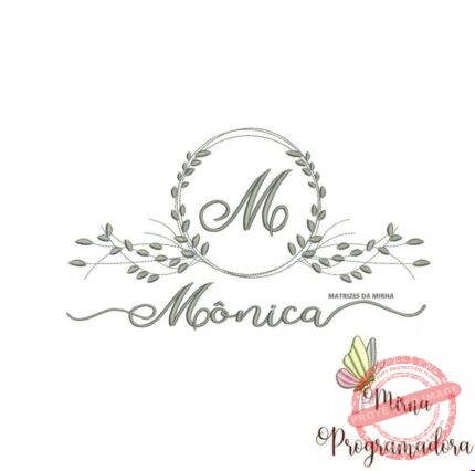 Matriz de Bordado - Mônica (fazemos Qualquer Nome)