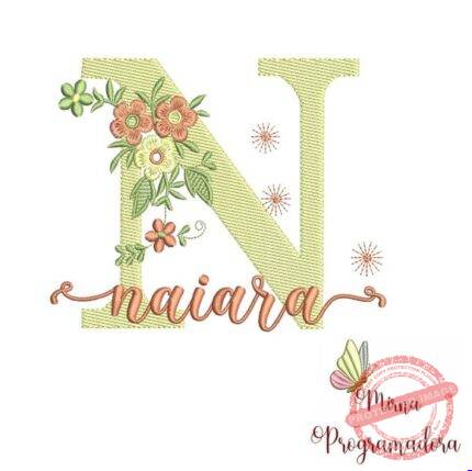 Matriz de Bordado - Naiara (fazemos Qualquer Nome)