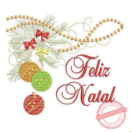 Matriz de Bordado - Natal