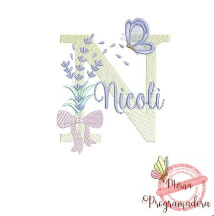 Matriz de Bordado - Nicoli Lavanda