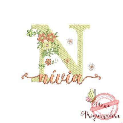 Matriz de Bordado - Nívia (fazemos Qualquer Nome)