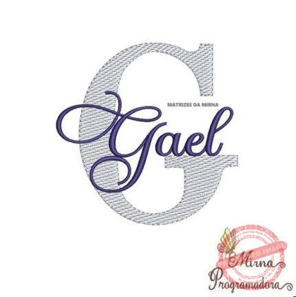 Matriz de Bordado - Nome Gael