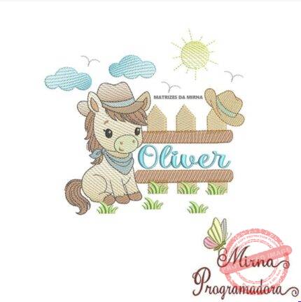 Matriz de Bordado - Oliver (fazemos Qualquer Nome)