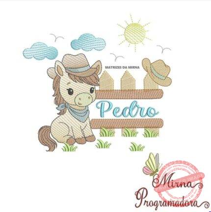 Matriz de Bordado - Pedro (fazemos Qualquer Nome)