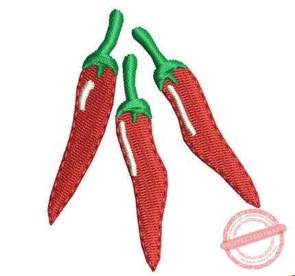 Matriz de Bordado - Pimenta