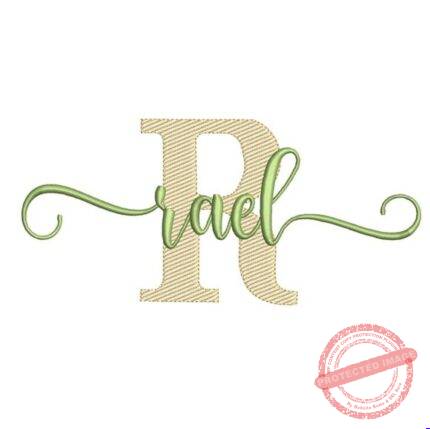 Matriz de Bordado - Rael (fazemos Qualquer Nome)