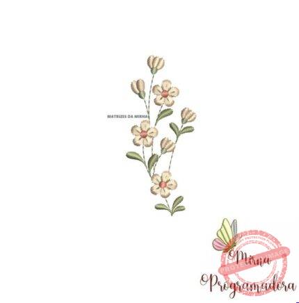 Matriz de Bordado - Raminho de Flores