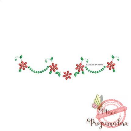 Matriz de Bordado Raminho Natal