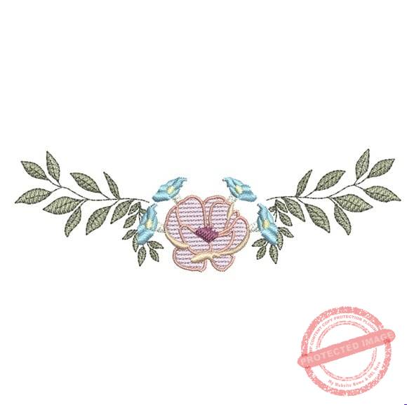 matriz-de-bordado-ramo-flores-janome Matriz de Bordado - Ramo Flores - Imagem 1