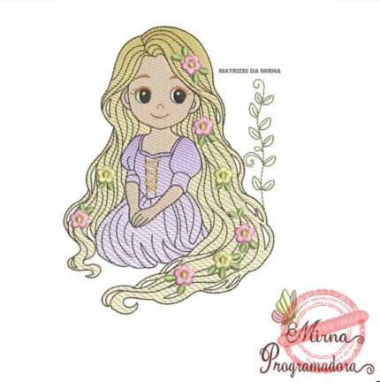 Matriz de Bordado - Rapunzel 1
