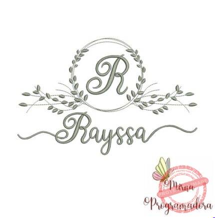 Matriz de Bordado - Rayssa (fazemos Qualquer Nome)