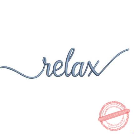 Matriz de Bordado - Relax (fazemos Qualquer Nome)
