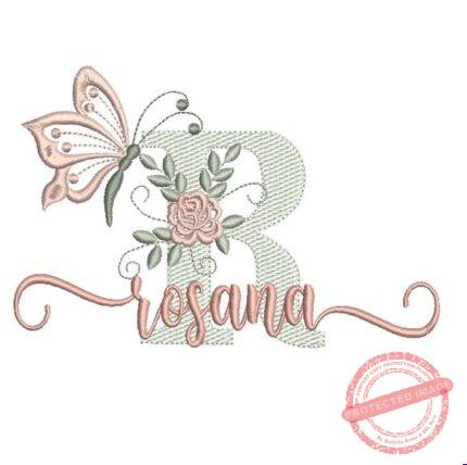 Matriz de Bordado - Rosana (fazemos Qualquer Nome)