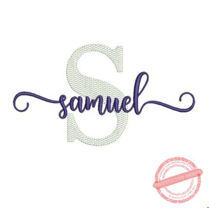 Matriz de Bordado - Samuel