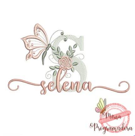 Matriz de Bordado - Selena (fazemos Qualquer Nome)