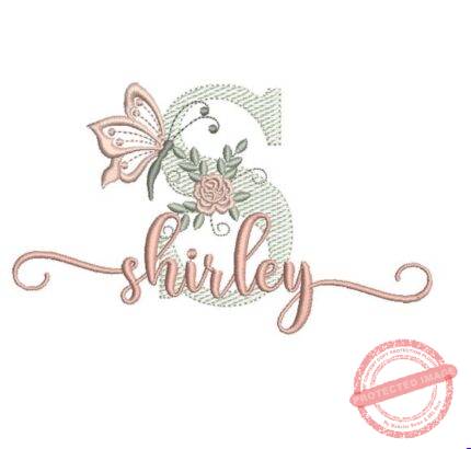Matriz de Bordado - Shirley (fazemos Qualquer Nome)