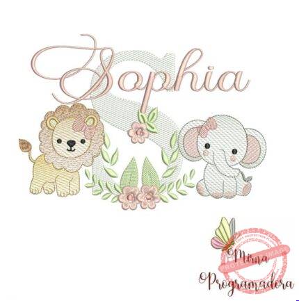 Matriz de Bordado - Sophia (fazemos Qualquer Nome)